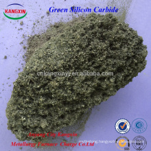 Manufacture high purity green silicon carbide for steelmaking